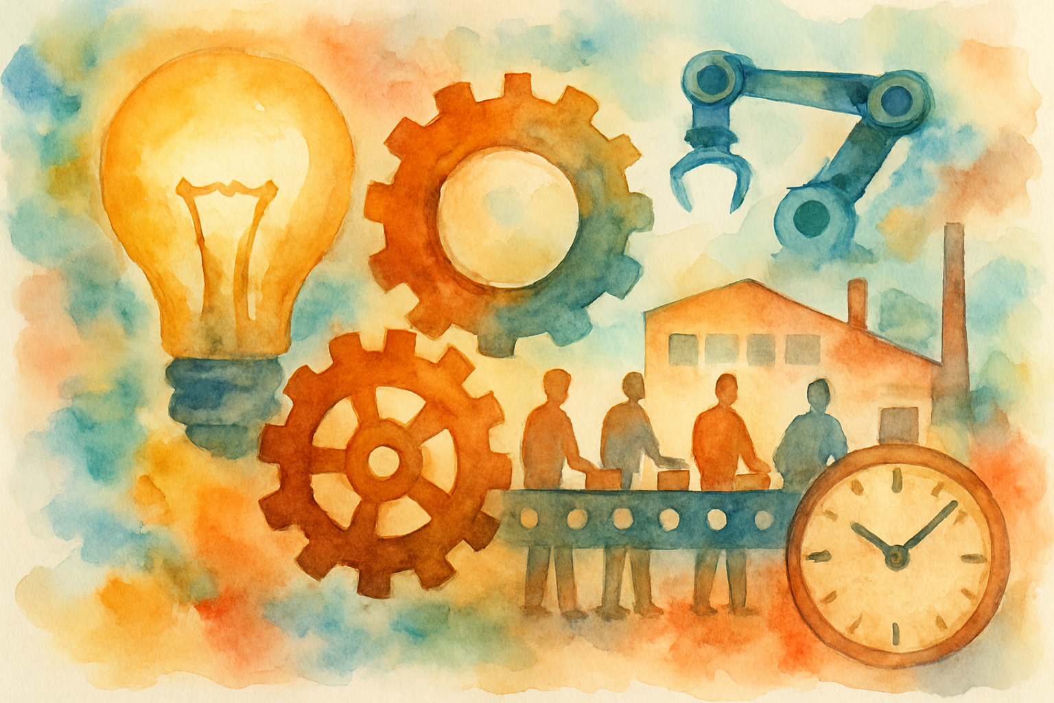 A Evolução da Engenharia de Produção: Da Revolução Industrial aos Dias Atuais