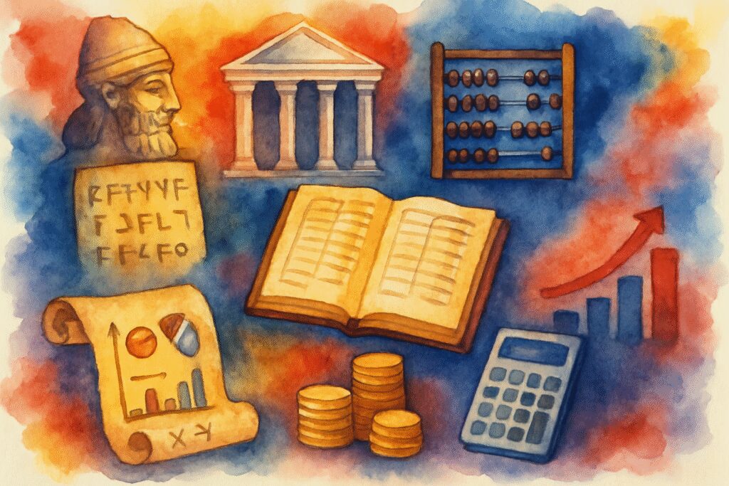 Evolución de la Contabilidad: De Antiguos Registros a la Era Digital