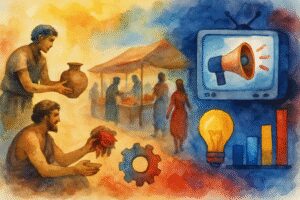 La Evolución de la Mercadotecnia: Desde el Trueque hasta la Era Digital