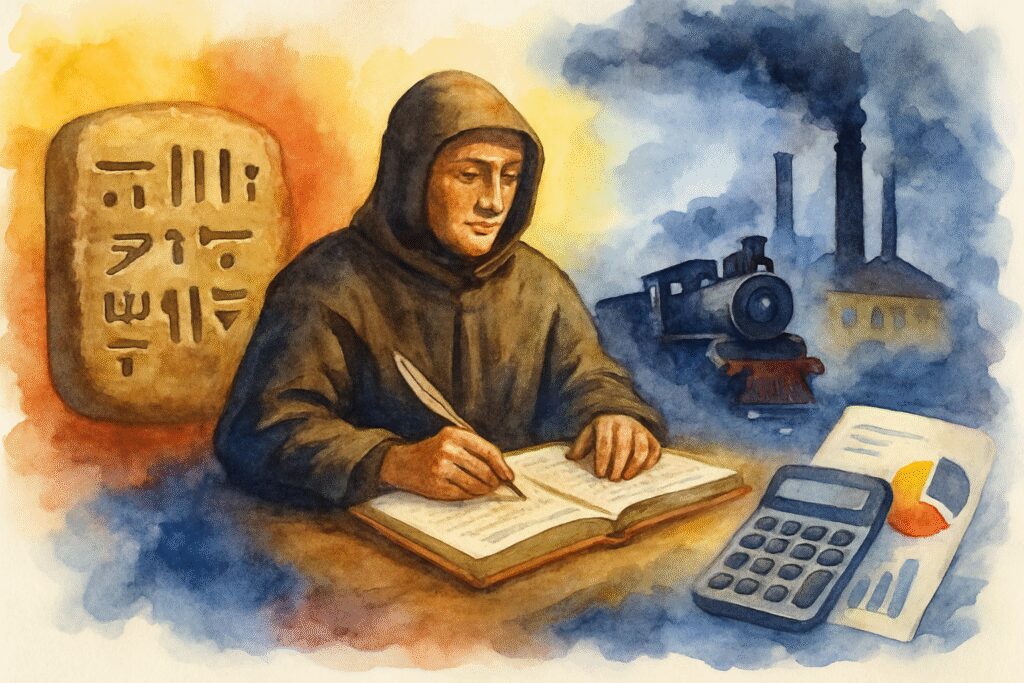 La Trayectoria Histórica de la Contabilidad: De Civilizaciones Antiguas a la Era Digital