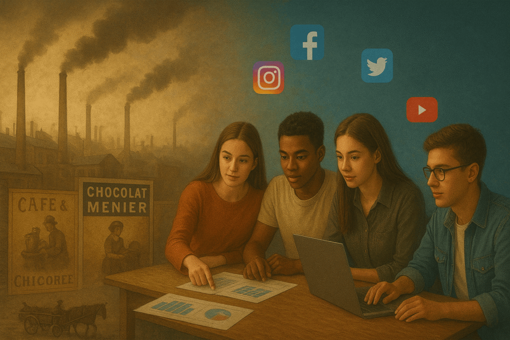 Transformación del Marketing Moderno a través de la Revolución Industrial